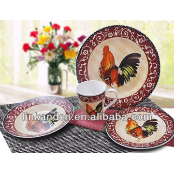 KC-00160/porcelain dinner set /big hen design